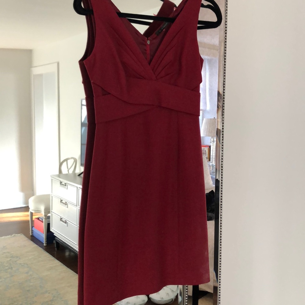 Red Wool Elie Tahari Dress